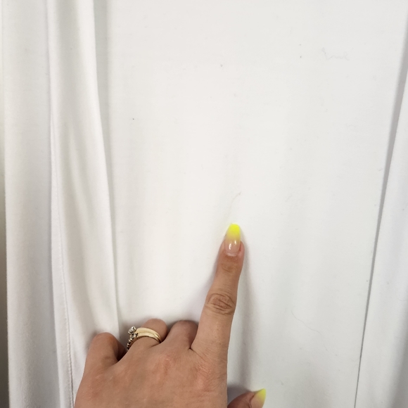 Penningtons White Short Sleeve Jersey Open Front Cardigan Cover-Up Shrug Soft - Picture 7 of 8